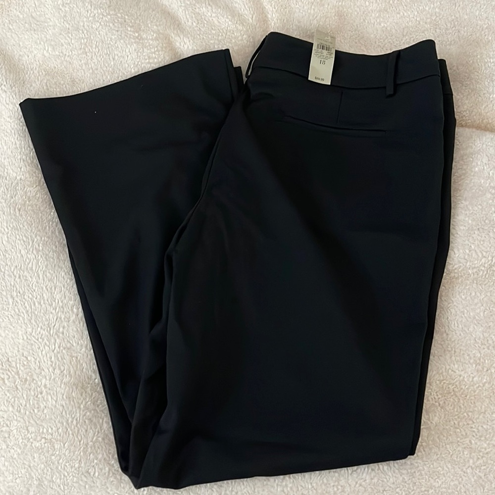 Black work pants - luxurious.